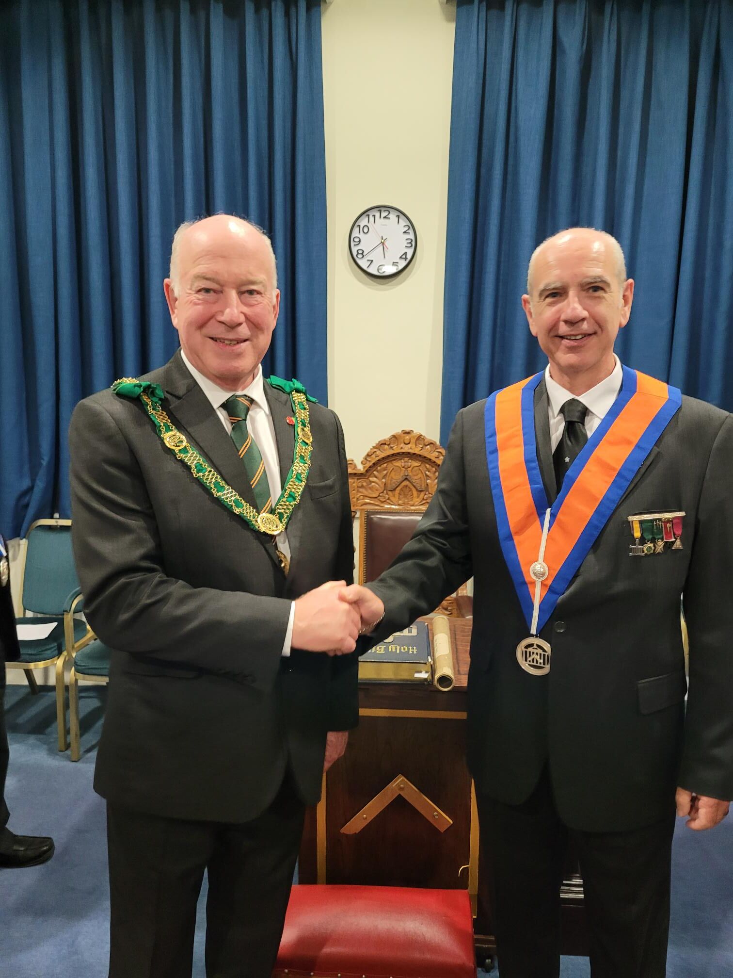 Perram Council No.45 - Welcomes District Grand Prefect