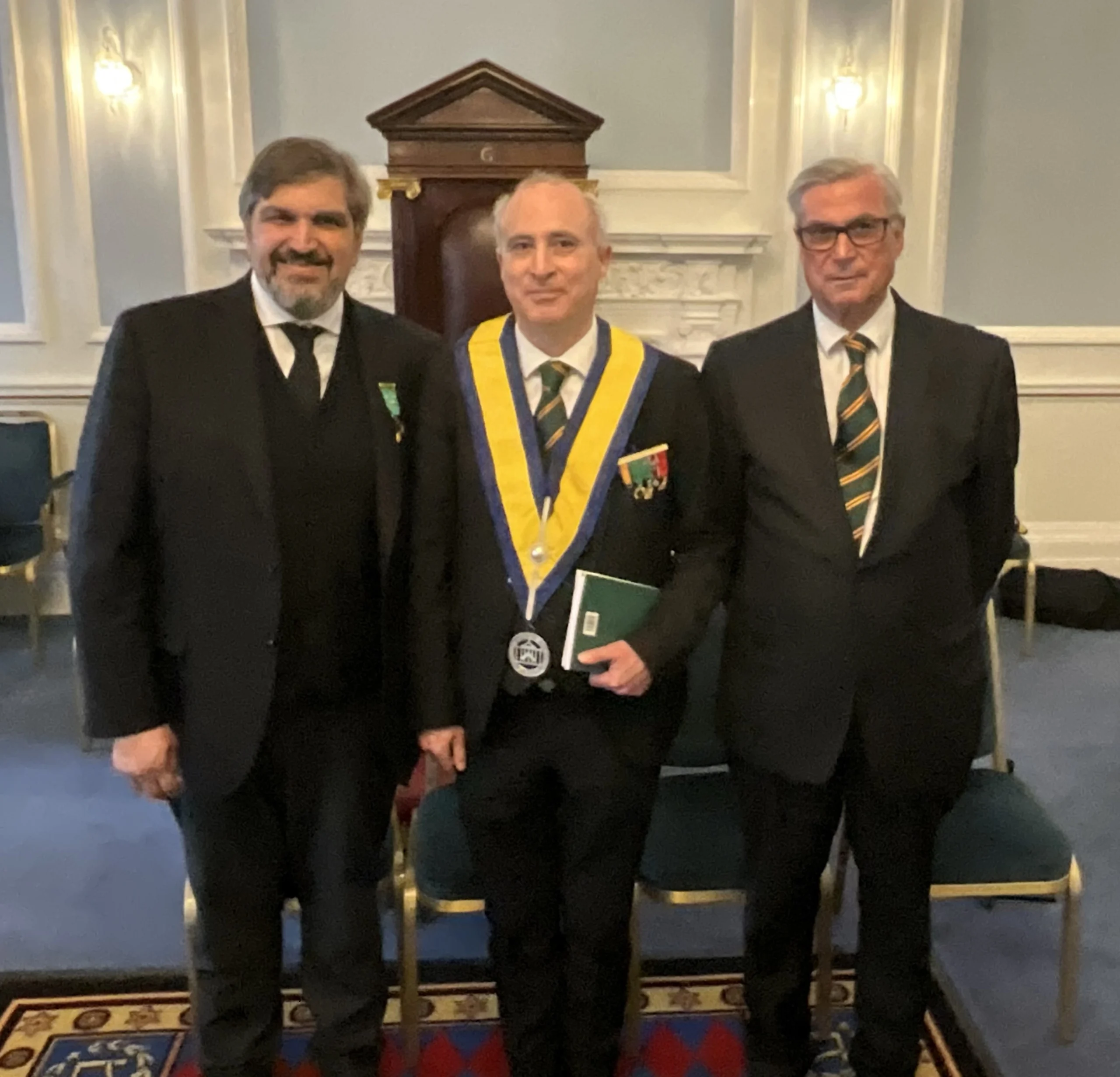 The Brigadier Galloway Council Welcomes the Deputy District Grand Prefect