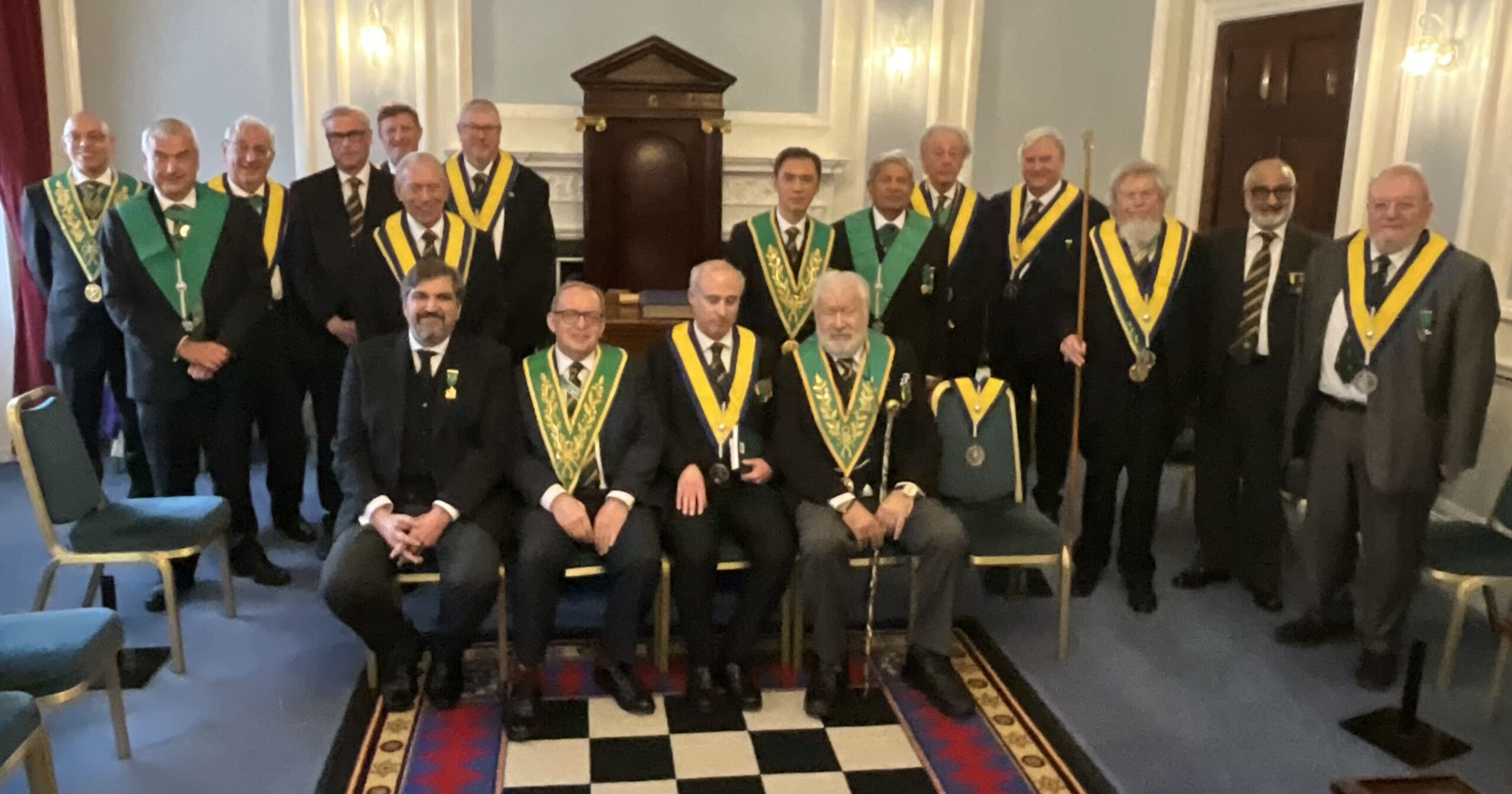 The Brigadier Galloway Council Welcomes the Deputy District Grand Prefect