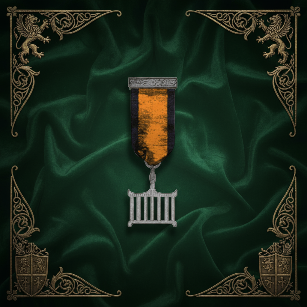 Orange Medal Velvet Wallpaper