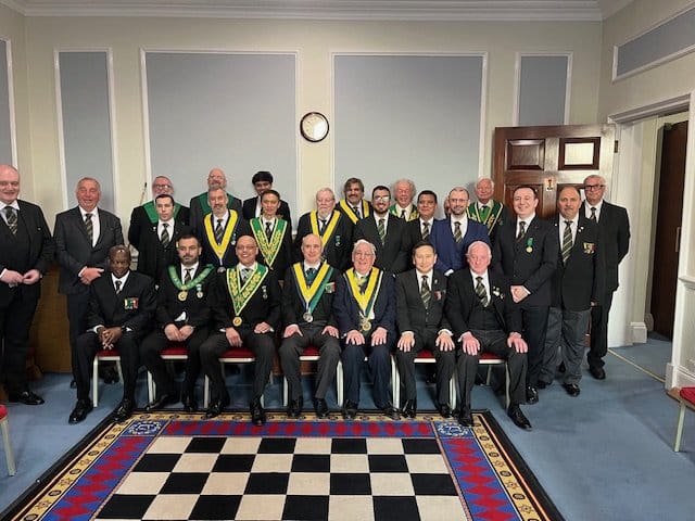 The Brigadier Galloway Council Welcomes the Deputy District Grand Prefect