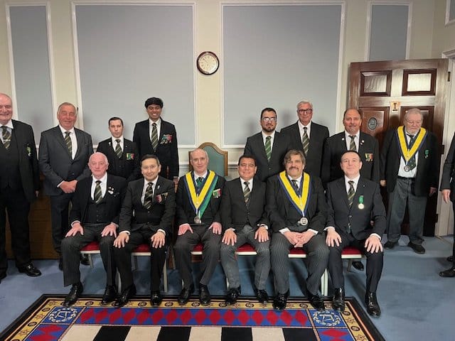 The Brigadier Galloway Council Welcomes the Deputy District Grand Prefect