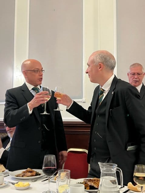 The Brigadier Galloway Council Welcomes the Deputy District Grand Prefect