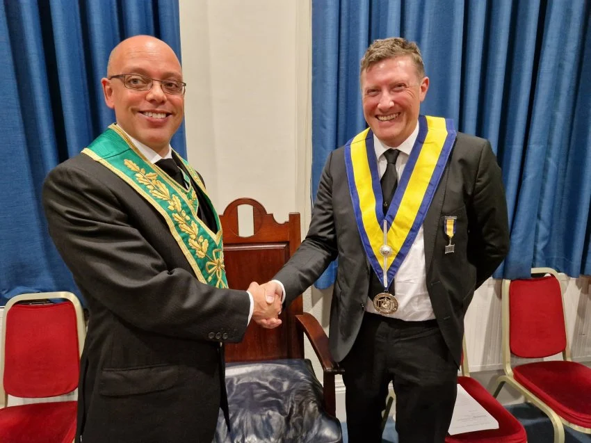 The Brigadier Galloway Council – Welcomes District Grand Secretary — photograph 1 of 5