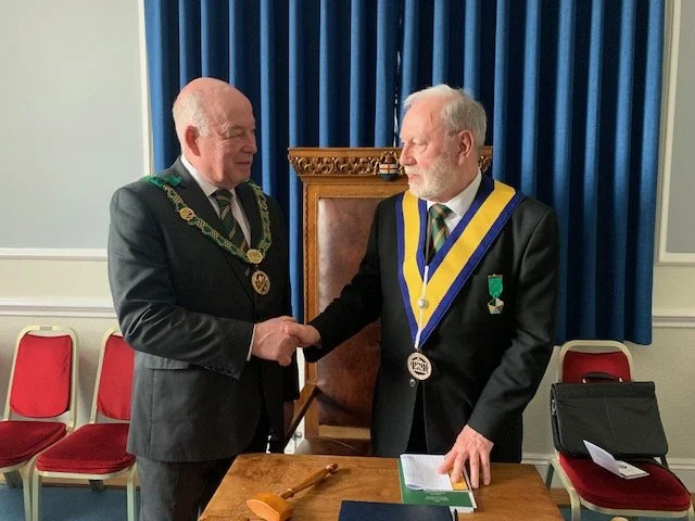 District Grand Prefect visits Guild of Freemen No. 145 — photograph 1 of 4