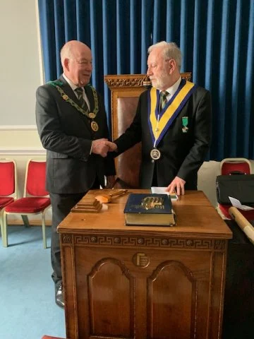 District Grand Prefect visits Guild of Freemen No. 145 — photograph 2 of 4