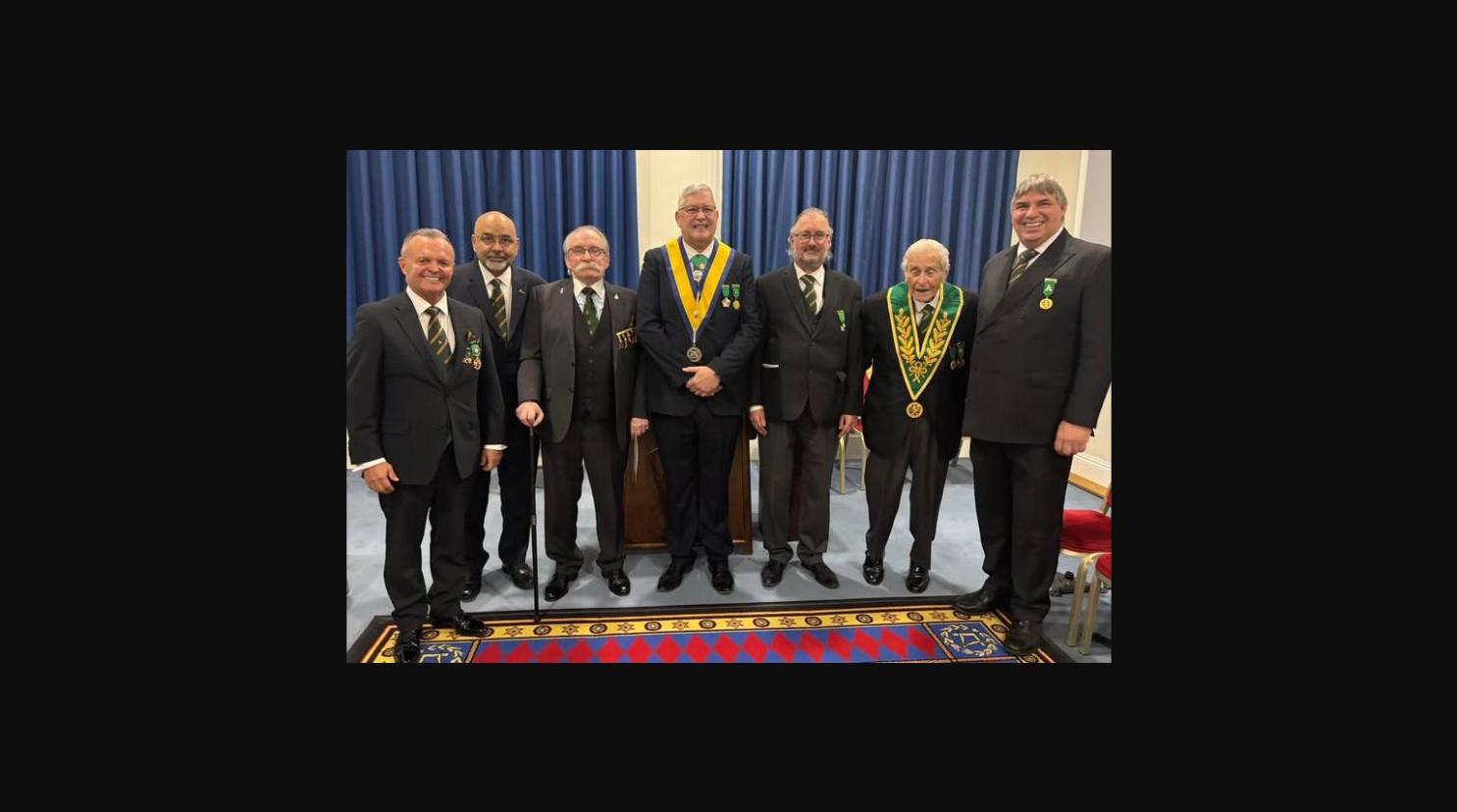 Metropolitan Council TI officers and candidates after the Grand High Priest degree, January 2026